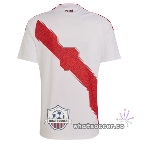 Peru Home Soccer Jerseys White FIFA World Cup 2026