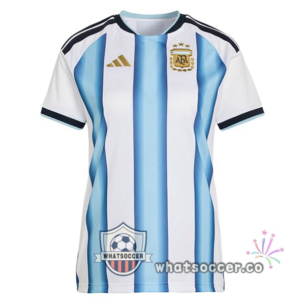 Argentina Women Home Soccer Jerseys Blue White FIFA World Cup 2026 Argentina Women Home Soccer Jerseys Blue White FIFA World Cup 2026