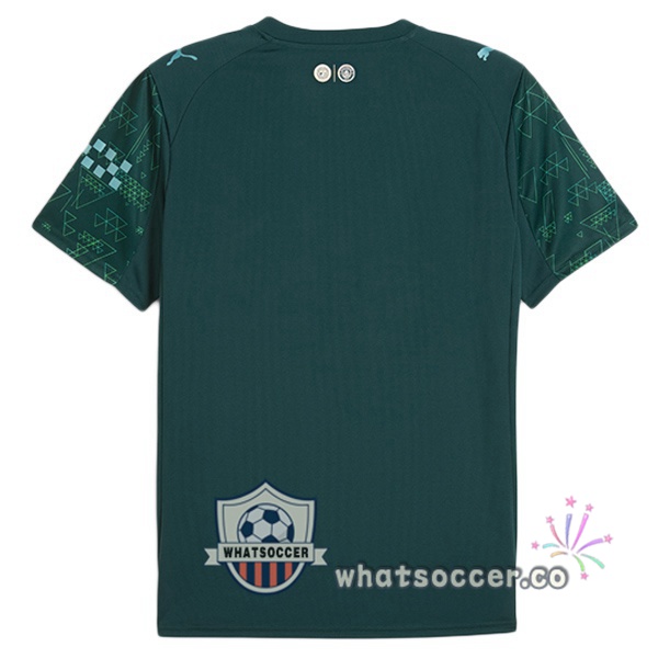 Manchester City Fourth Soccer Jerseys Green 2025-2026