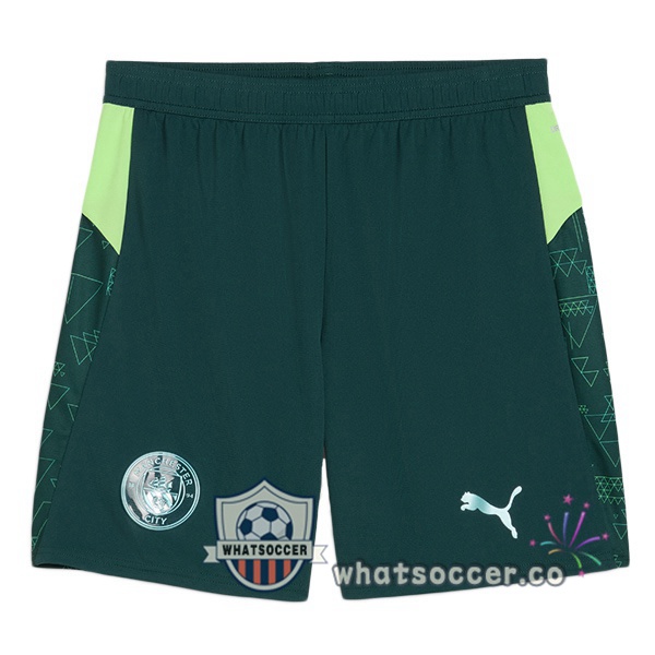 Manchester City Fourth Soccer Jerseys Green 2025-2026