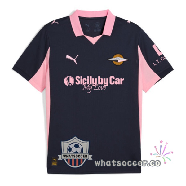 Palermo FC Away Soccer Jerseys Black 2025-2026 Palermo FC Away Soccer Jerseys Black 2025-2026