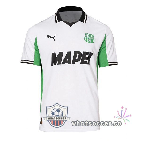 US Sassuolo Away Soccer Jerseys White 2025-2026 US Sassuolo Away Soccer Jerseys White 2025-2026