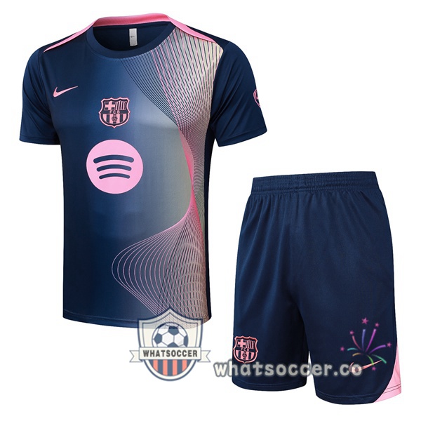 FC Barcelona Training T-Shirts + Shorts Rose Blue Royal 2025-2026 FC Barcelona Training T-Shirts + Shorts Rose Blue Royal 2025-2026