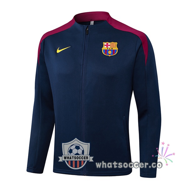 Soccer Jacket FC Barcelona Blue Royal 2025-2026