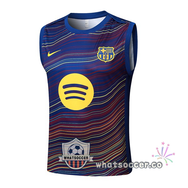 FC Barcelona Soccer Vest Purple Blue Royal 2025-2026