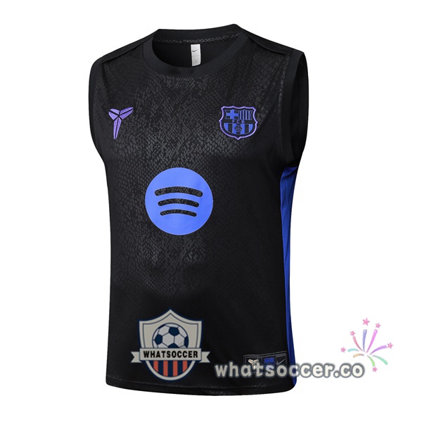FC Barcelona Soccer Vest Black 2025-2026