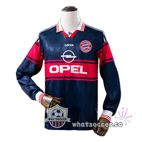Bayern Munich Retro Home Long Sleeve Blue Royal 1997-1998