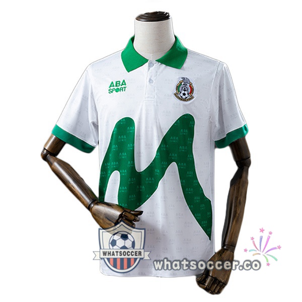 Mexico Retro Away White Green 1995