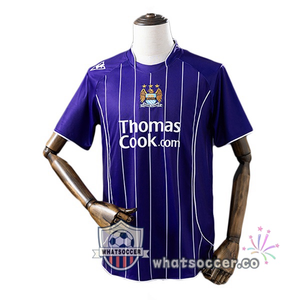 Manchester City Retro Away Purple 2007-2008