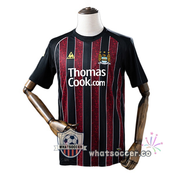 Manchester City Retro Away Black Marron 2008-2009
