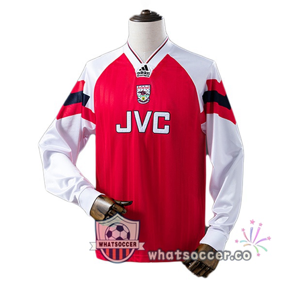 Arsenal Retro Home Long Sleeve Red 1992-1994