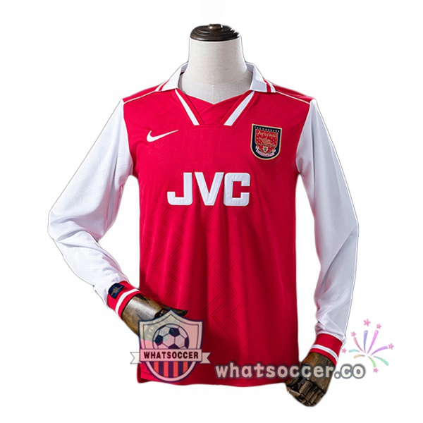 Arsenal Retro Home Long Sleeve Red 1996-1997