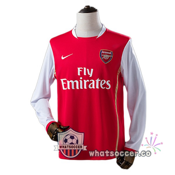 Arsenal Retro Home Long Sleeve Red 2006-2007