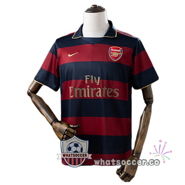 Arsenal Retro Third Red Blue Royal 2007-2008