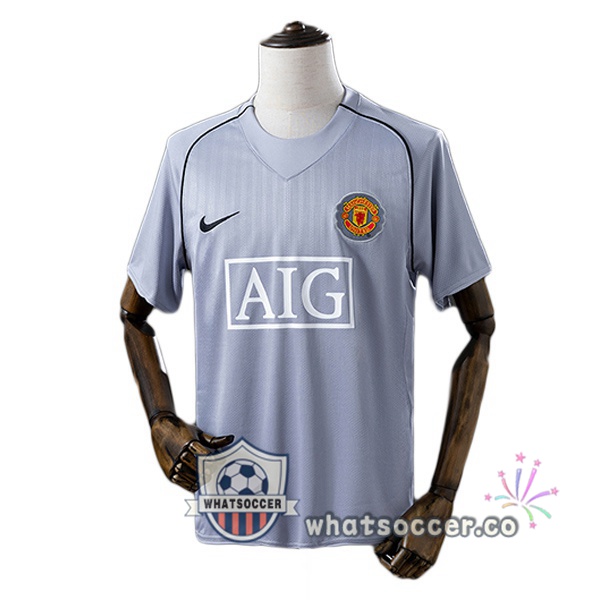 Manchester United Retro Goalkeeper Gray 2007-2008 Manchester United Retro Goalkeeper Gray 2007-2008