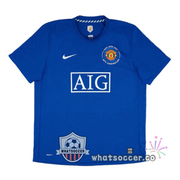Manchester United Retro Third Blue 2008-2009 Manchester United Retro Third Blue 2008-2009