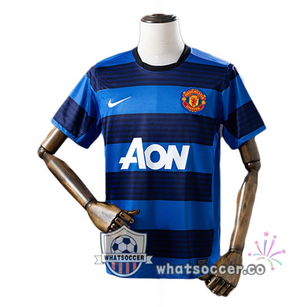 Manchester United Retro Away Blue 2011-2012 Manchester United Retro Away Blue 2011-2012