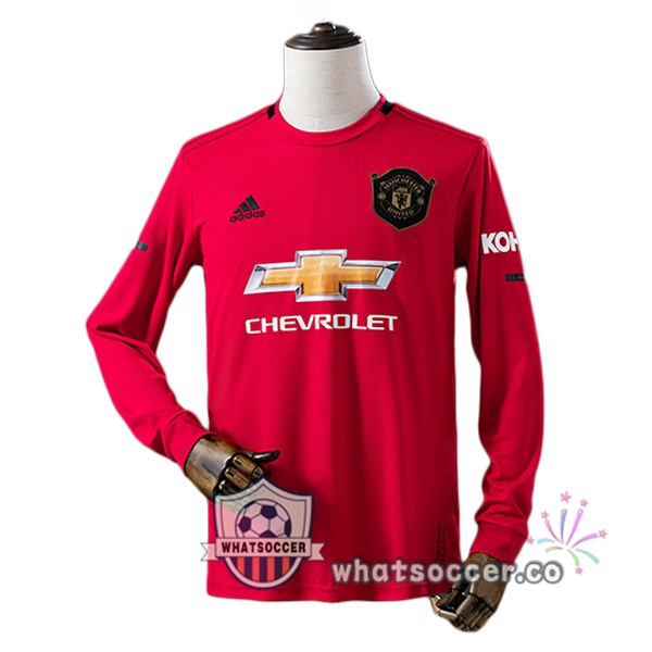 Manchester United Retro Home Long Sleeve Red 2019-2020 Manchester United Retro Home Long Sleeve Red 2019-2020