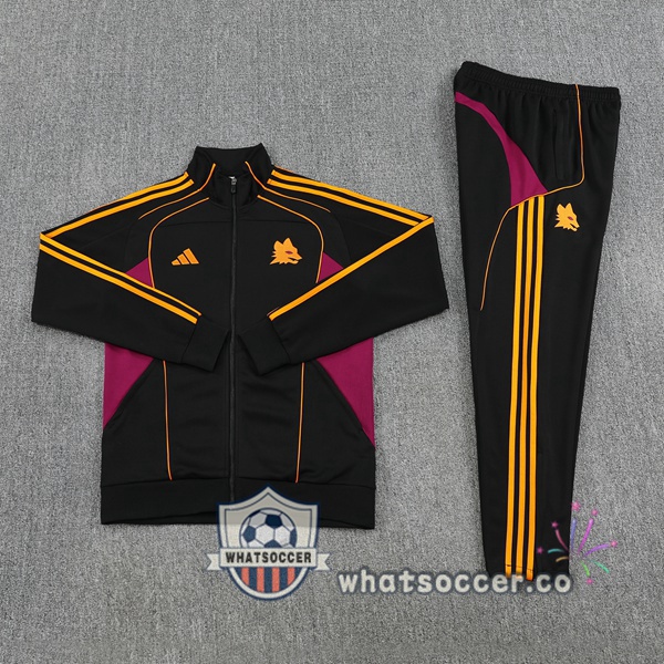 Training Jacket AS Roma Black 2025-2026
