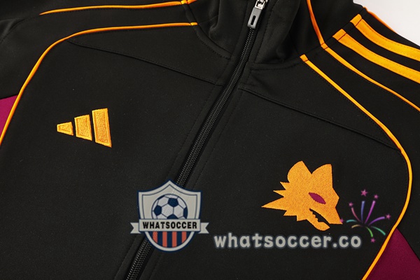 Training Jacket AS Roma Black 2025-2026