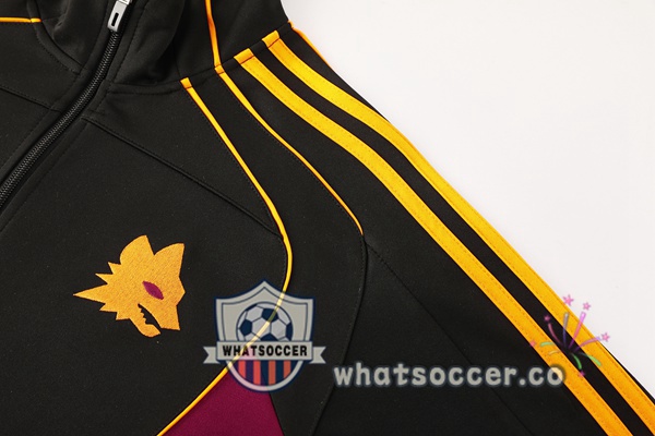 Training Jacket AS Roma Black 2025-2026