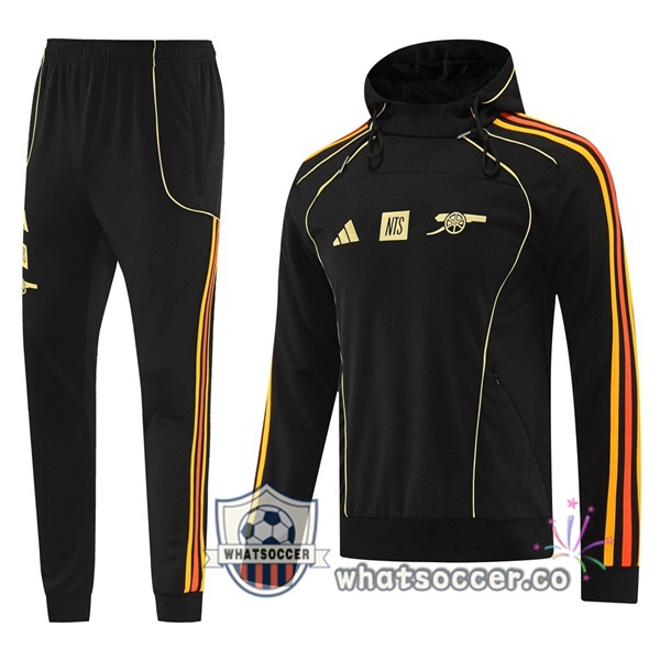Tracksuit - Hooded Sweatshirt Arsenal Black 2025-2026