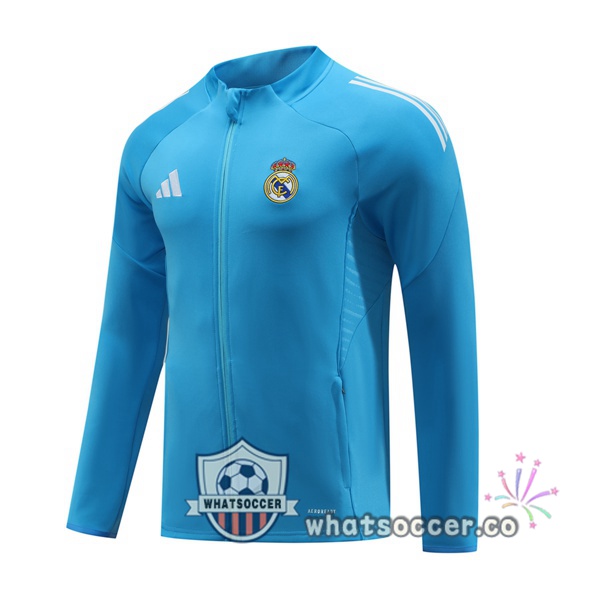 Soccer Jacket Real Madrid Blue 2025-2026