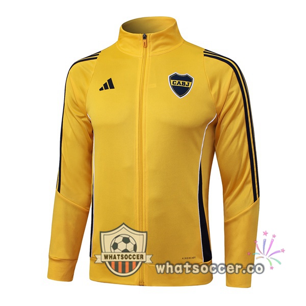 Soccer Jacket Boca Juniors Yellow 2025-2026 Soccer Jacket Boca Juniors Yellow 2025-2026