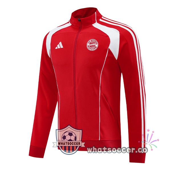 Soccer Jacket Bayern Munich Red 2025-2026