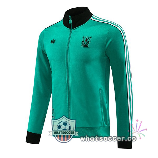 Soccer Jacket FC Liverpool Green 2025-2026 Soccer Jacket FC Liverpool Green 2025-2026