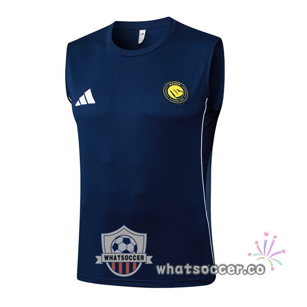 Al-Nassr FC Soccer Vest Blue Royal 2025-2026