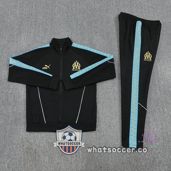 Training Jacket Olympique de Marseille Black 2025-2026