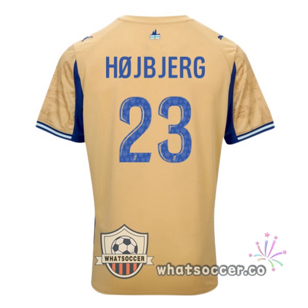 Olympique de Marseille (HØJBJERG 23) Fourth Soccer Jerseys Yellow 2025-2026 Olympique de Marseille (HØJBJERG 23) Fourth Soccer Jerseys Yellow 2025-2026