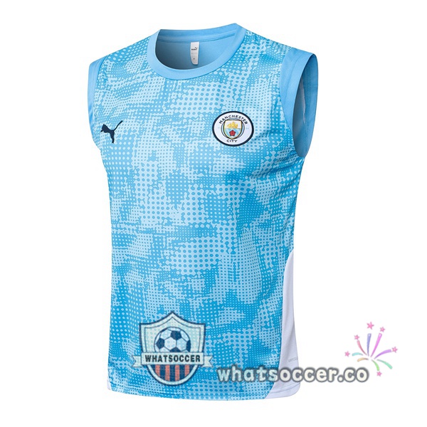 Manchester City Soccer Vest Blue 2025-2026 Manchester City Soccer Vest Blue 2025-2026