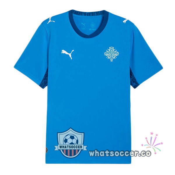 Iceland Home Soccer Jerseys Blue FIFA World Cup 2026