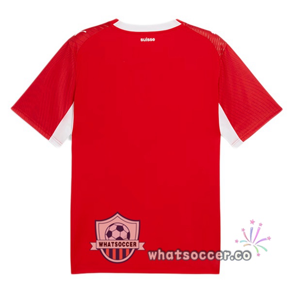 Switzerland Home Soccer Jerseys Red FIFA World Cup 2026