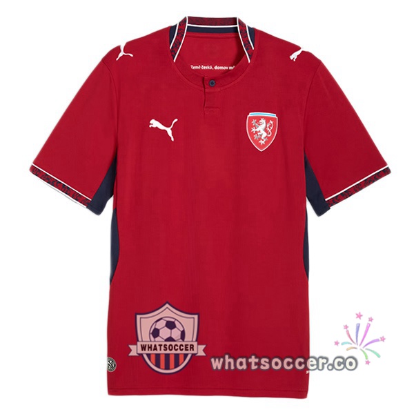 Czechia Home Soccer Jerseys Red FIFA World Cup 2026