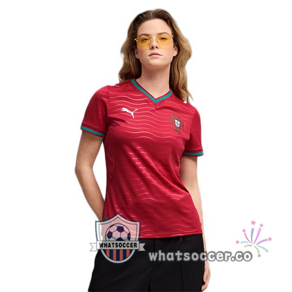 Portugal Women Home Soccer Jerseys Red 2026-2027 Portugal Women Home Soccer Jerseys Red 2026-2027