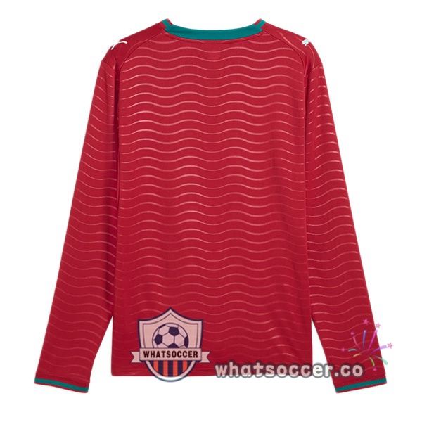Portugal Home Soccer Jerseys Long Sleeve Red 2026-2027
