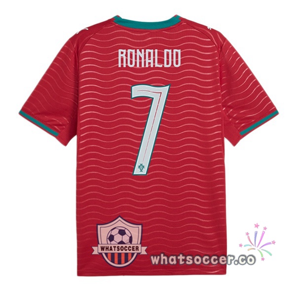 Portugal (RONALDO 7) Home Soccer Jerseys Red 2026-2027 Portugal (RONALDO 7) Home Soccer Jerseys Red 2026-2027