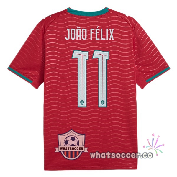 Portugal (João Félix 11) Home Soccer Jerseys Red 2026-2027 Portugal (João Félix 11) Home Soccer Jerseys Red 2026-2027