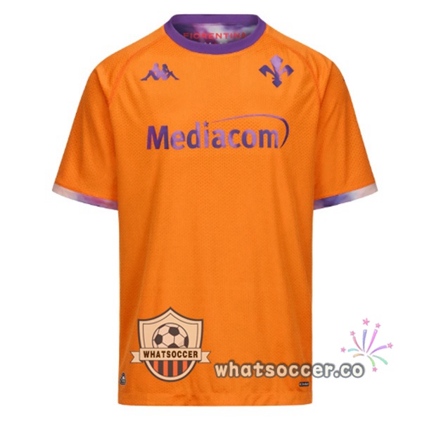 ACF Fiorentina Fourth Soccer Jerseys Orange 2025-2026 ACF Fiorentina Fourth Soccer Jerseys Orange 2025-2026