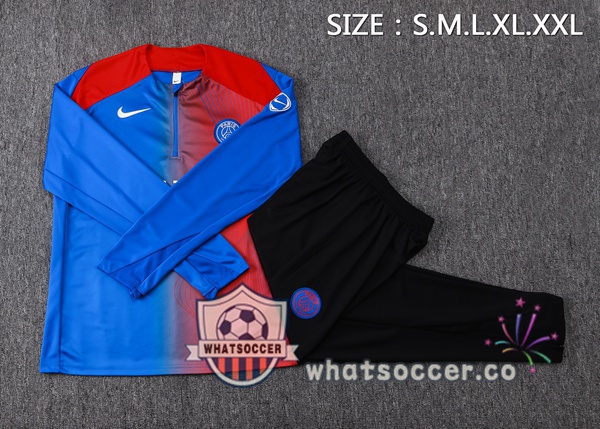 Training Wear Paris PSG Blue Red 2025-2026