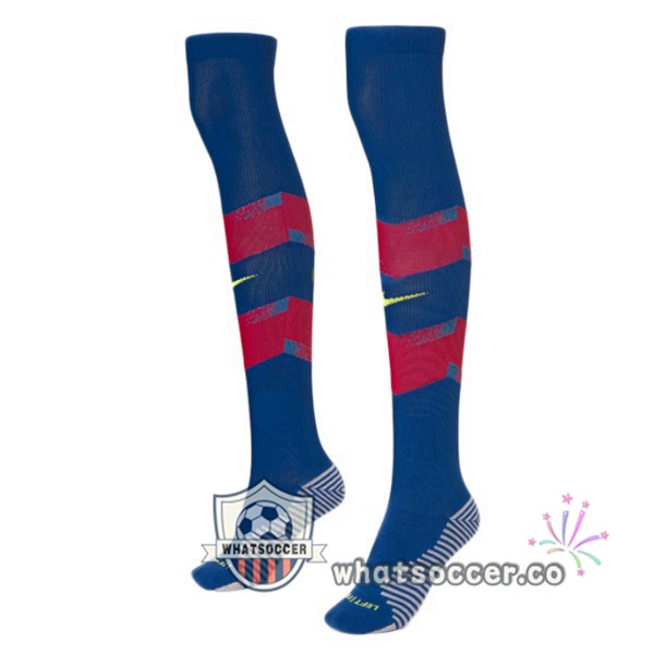 FC Barcelona Fourth Soccer Socks Blue Red 2025-2026 FC Barcelona Fourth Soccer Socks Blue Red 2025-2026
