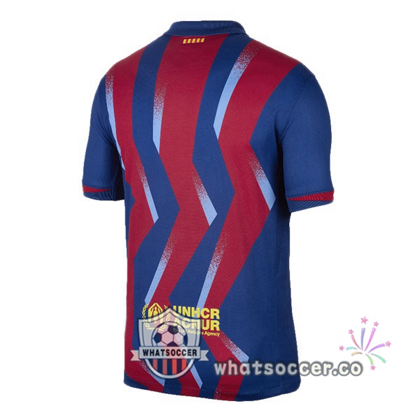 FC Barcelona Fourth Soccer Jerseys Blue Red 2025-2026