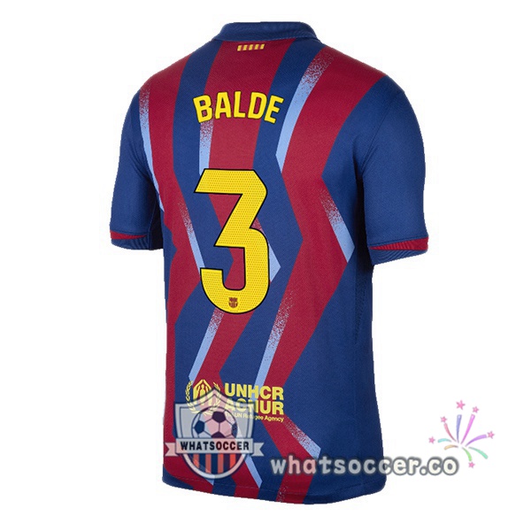 FC Barcelona (BALDE 3) Fourth Soccer Jerseys Blue Red 2025-2026