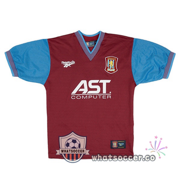 Aston Villa Retro Home Marron 1997-1998
