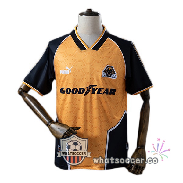 Wolves Retro Home Yellow 1996-1998