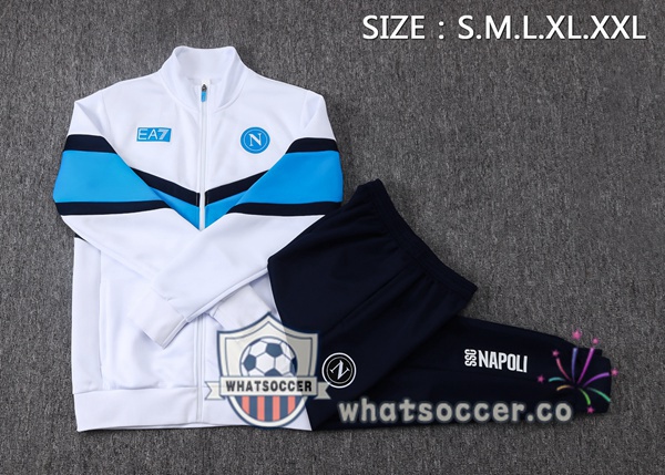 Training Jacket SSC Napoli White 2025-2026