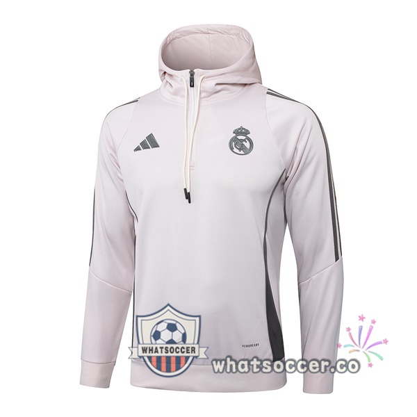 Hooded Sweatshirt Real Madrid Rose 2025-2026